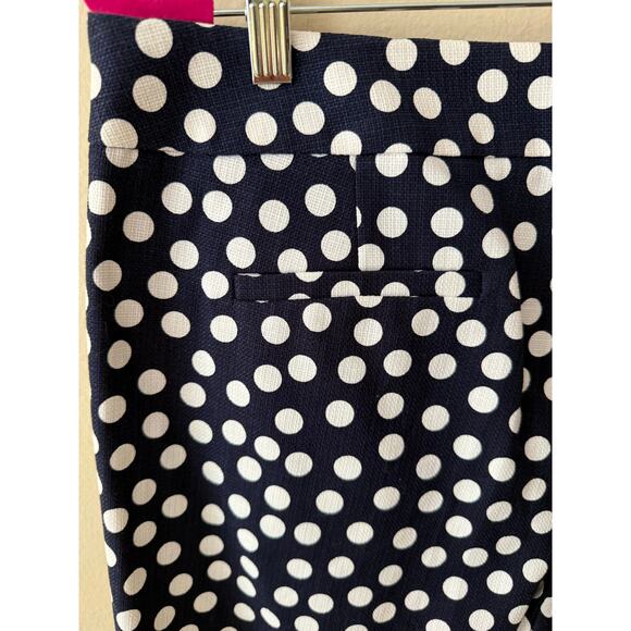 J. Crew Blue & White Polka Dot Shorts Size 14 - Picture 7 of 10
